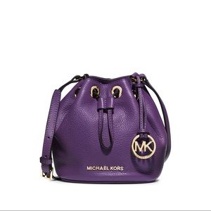 Michael Kors vintage Jules bucket bag purple